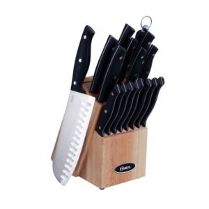 Taco De Cuchillos Oster 14 Piezas Con Base De Madera