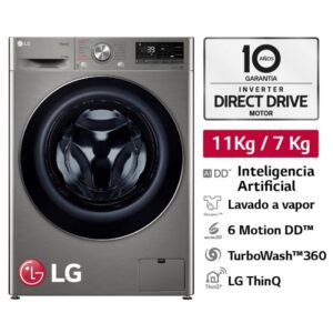 Lavaseca Carga Frontal Plateada LG